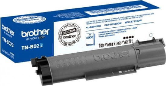 BROTHER toner Benefit TN-B023 (pro Toner benefit HL-B2080DW,MFC-B7715DW,DPC-B7520DW, do 2 000 str.)