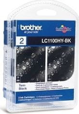 BROTHER inkoustová náplň LC-1100HY BKBP2/ multipack/ 2x černá