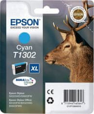 Epson Epson inkoustová náplň/ T1302/ Singlepack DURABrite Ultra Ink/ XL azurová