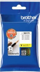 BROTHER LC-3617Y (inkoust yellow, 550 str.)