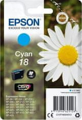 Epson Epson inkoustová náplň/ T1802/ Singlepack 18 Claria Home Ink/ azurová