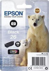 Epson inkoustová náplň C13T26114012 / Foto černá