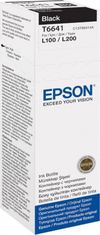Epson Epson inkoustová náplň/ C13T66414A/ L100/ L110/ L200/ L210/ L355/ L550/ 70ml/ Černá