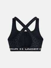 Under Armour Podprsenka Crossback Mid Print-BLK XS