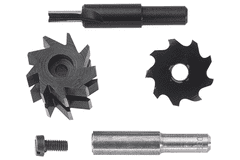 WolfCraft Sada fréz 3259+61+35+stopka 8 mm do vŕtačky (3254000)