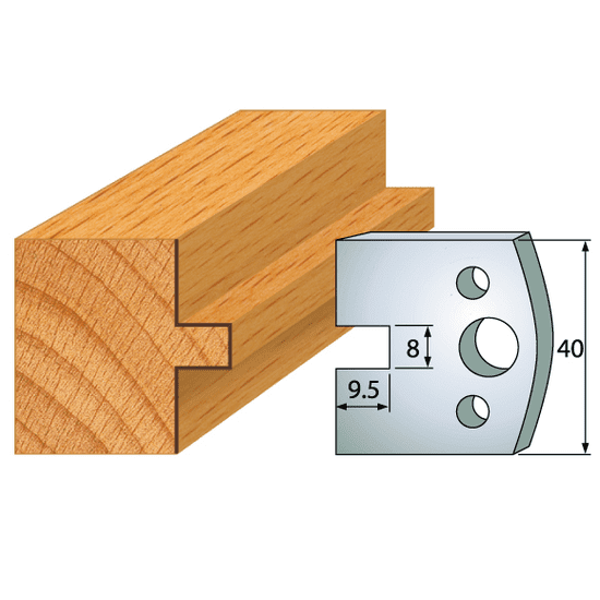 Igm Professional Profilový nôž 40x4mm profil 095 (F026-095)