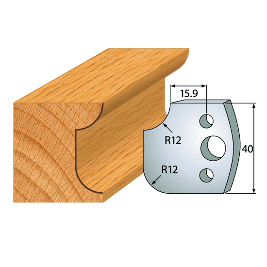 Igm Professional Profilový nôž 40x4mm profil 176 (F026-176)