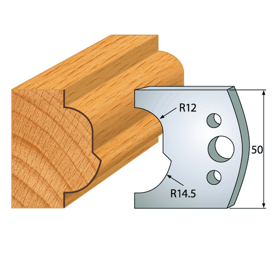 Igm Professional Profilový nôž 50x4mm profil 519 (F026-519)