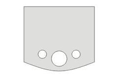 Igm Professional Profilový nôž 50x4mm profil 599 (F026-599)