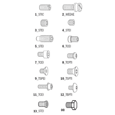 CMT skrutka typ:9 Tepee M4x6 (C99000400)