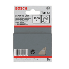 BOSCH Professional Sponky do sponkovačky z tenkého drôtu, typ 53 - 11,4 x 0,74 x 4 mm (2609200291)