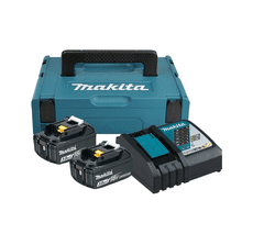 Makita sada Li-ION LXT18V 2xBLI1830B + nabíjačka DC18RC + Makpac (197952-5)