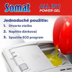 Somat All-in-1 gel do myčky Lemon & Lime 80 dávek, 1440 ml