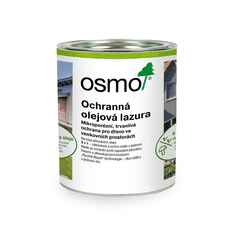OSMO Ochranná olejová lazúra na drevo - 0,75l biela 900 (12100023)