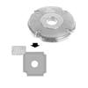 RH+ nôž multiradius pre frézu zaoblovacia R2-3-4-5 (51402345)