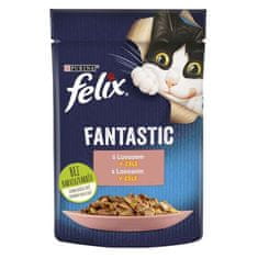 Felix Fantastic kapsička 85 s lososom v želé