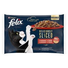 Felix Deliciously Multipack 4x80g hovädzie/kura/kačica/morka