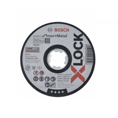 BOSCH Professional X-LOCK plochý rezací kotúč Expert for Inox + Metal systému 115×1×22,23 AS 60 T INOX BF (2608619263)