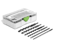 Festool Sada 6 ks hadovitýxh vrtákov SB CE/6-Set v systaineri