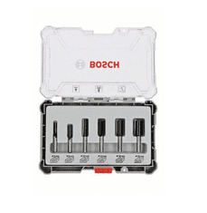 BOSCH Professional Sada drážkovacích fréz 6ks, stopka 6mm