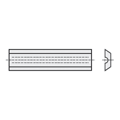 Igm Professional Žiletka tvrdokovová typ Leitz - 50x8x1,5mm typ Leitz (NT508153)