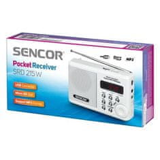 SENCOR SRD 215 W RÁDIO S USB/MP3