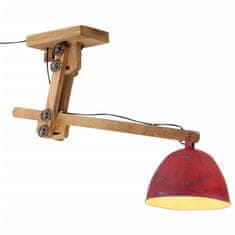 Petromila vidaXL Závesná lampa 25 W šmuhovaná červená 105x30x65-108cm E27