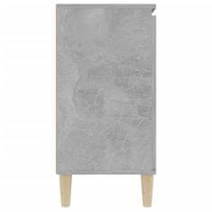 Vidaxl Komoda, betónovo sivá 101x35x70 cm, kompozitné drevo