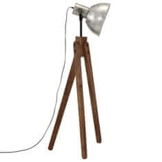 Vidaxl Podlahová lampa 25 W starožitná strieborná 45x45x120 cm E27