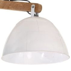 Vidaxl Závesná lampa 25 W biela 105x30x65-108cm E27