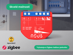 Nous B1Z Smart Zigbee relé(1 kanál, bez merania)