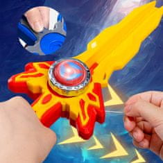 CAB Toys Detský meč so spinerom - žltý