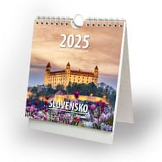 tvorme pohľadnicový kalendár SLOVENSKO 2025