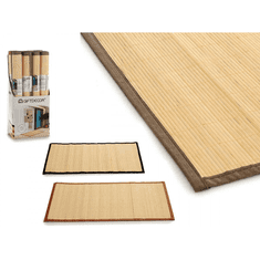Výpredaj obliečok Bambusový protišmykový koberec BAMBOO ANTISLIP BROWN 50x80 cm