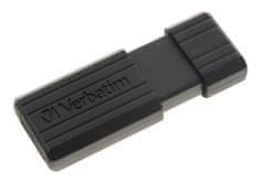 VERBATIM USB Flash Disk Store 'n' Go PinStripe 16GB - Black 49063