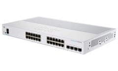 Cisco CBS250-24T-4G-EU 24-port GE Smart Switch, 24x GbE RJ-45, 4x 1G SFP