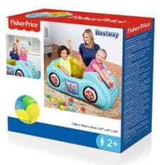 Fisher-Price Detské nafukovacie autíčko Fisher-Price s loptičkami 119x79x51 cm 