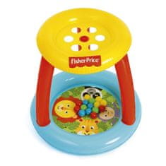 Fisher-Price Detské nafukovacie hracie centrum s otvormi na lopty Fisher Price 