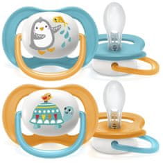 Philips Avent Cumlík Ultra air Zvieratko 6-18m chlapec, 2 ks