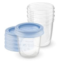 Philips Avent VIA poháriky s viečkom 180 ml, 5 ks