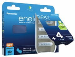 PANASONIC Eneloop EKO+BOX AAA 800 mAh nabíjacie batérie 4ks (BK-4MCDEC4BE)