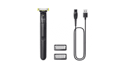 Philips OneBlade QP1424/10 hybridný zastrihávač + 2 hlavičky (1 a 3mm) na vlasy a bradu