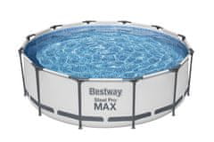 Bestway Bazén Bestway Steel Pro MAX, 56418, kartušová filtrácia, rebrík, 366x100 cm