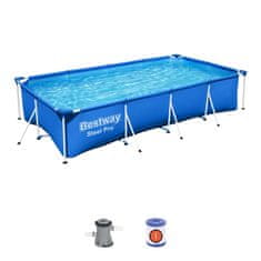 Bestway Bazén Bestway Steel Pro, 56424, kartušová filtrácia, 400x210x81 cm