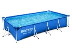 Bestway Bazén Bestway Steel Pro, 56424, kartušová filtrácia, 400x210x81 cm