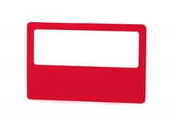 Verk  09100 Fresnelova vrecková lupa 55mm x 85mm červená