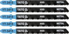 YATO List pílový do priamočiarej píly 100 mm na kov TPI24-10 5 ks