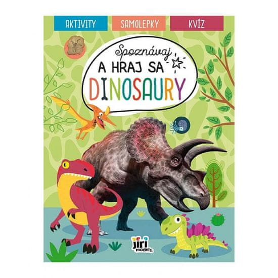 Moveo Náučná kniha aktivít Spoznávaj a hraj sa Dinosaury