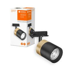 Osram LEDVANCE 1f Tracklight Spot Cylinder Gold GU10 čierna 4058075756700