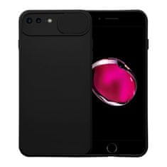 MobilMajak Obal / kryt na Apple iPhone 7 Plus / 8 Plus čierne - SLIDE Case